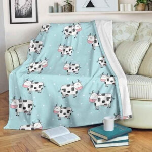 DOODLE COW BESTSELLER FLEECE BLANKET GIFT FOR FAN