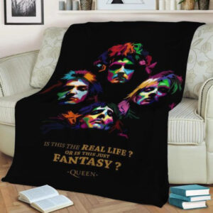 QUEEN QUOTES FLEECE BLANKET GIFT FOR FAN