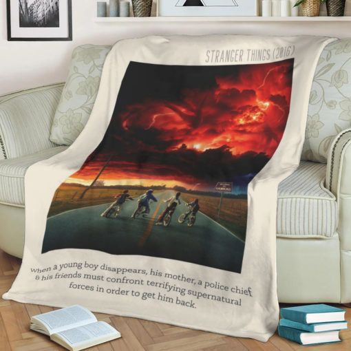 STRANGER THINGS FLEECE THROW BLANKET BEST SELLER FLEECE BLANKET GIFT FOR FAN STRANGER THINGS FLEECE THROW BLANKET BEST SELLER FLEECE BLANKET GIFT FOR FAN