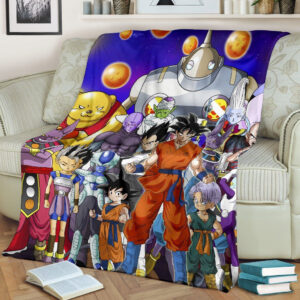 DRAGON BALL Z KEEP ON BELIEVING FLEECE BLANKET GIFT FOR FAN