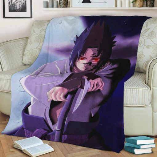 SASUKE SHARINGAN ANIME JAPAN BEST SELLER FLEECE BLANKET GIFT FOR FAN SASUKE SHARINGAN ANIME JAPAN BEST SELLER FLEECE BLANKET GIFT FOR FAN