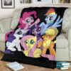MY LITTLE PONY CARTOON FLEECE BLANKET GIFT FOR FAN