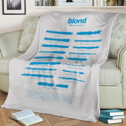BLOND BY FRANK OCEAN BEST SELLER FLEECE BLANKET GIFT FOR FAN BLOND BY FRANK OCEAN BEST SELLER FLEECE BLANKET GIFT FOR FAN