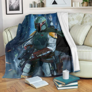 BOBA FETT AS YOU WISH STAR WARS FLEECE BLANKET GIFT FOR FAN