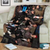 STRAY KIDS FLEECE BLANKET GIFT FOR FAN