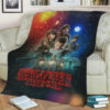 STRANGER THINGS FLEECE BLANKET GIFT FOR FAN