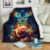 GRAPHIC OWL FLEECE BLANKET GIFT FOR FAN