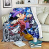 WIZARD MICKEY DISNEY FLEECE BLANKET GIFT FOR FAN
