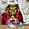 THE BEAST BEAUTY AND THE BEAST FLEECE BLANKET GIFT FOR FAN