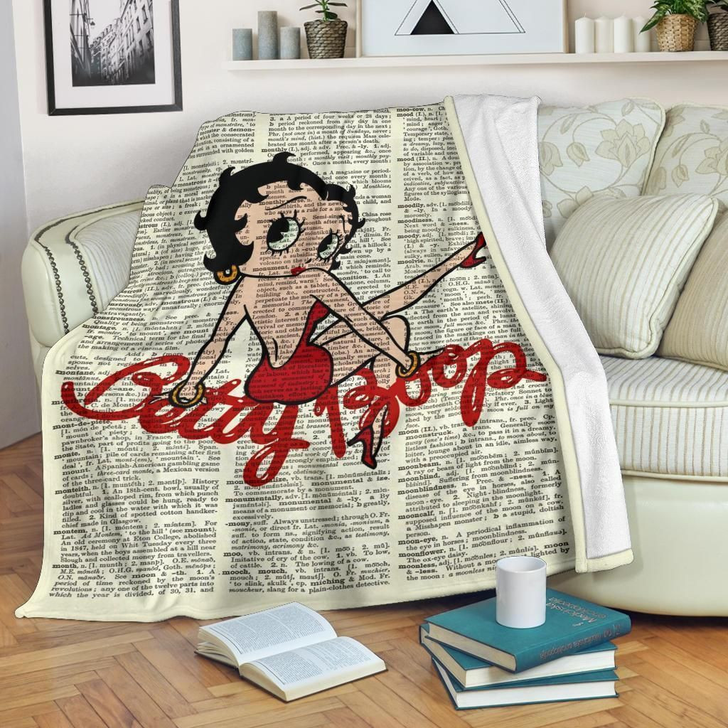 CUTE BETTY BOOP FLEECE BLANKET GIFT FOR FAN CUTE BETTY BOOP FLEECE BLANKET GIFT FOR FAN