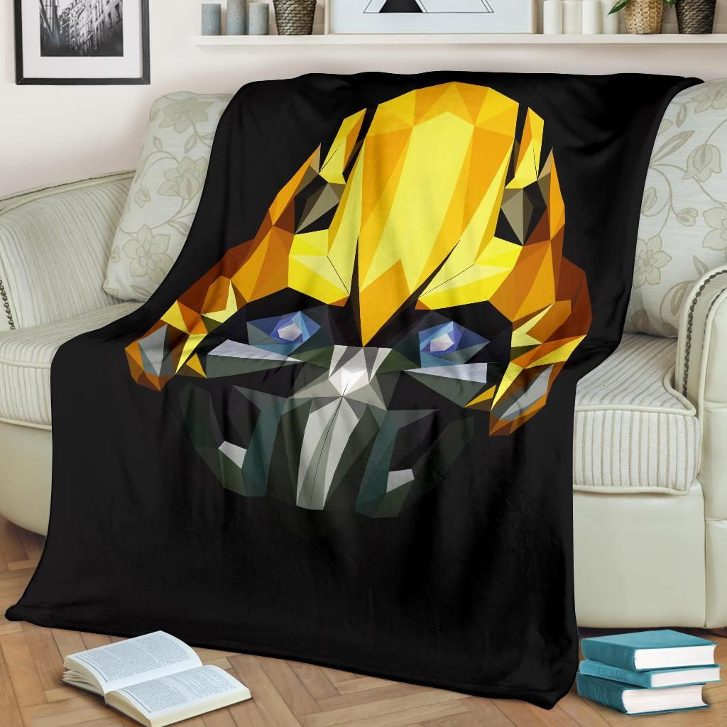 BUMBLEBEE TRANSFORMER FLEECE BLANKET GIFT FOR FAN BUMBLEBEE TRANSFORMER FLEECE BLANKET GIFT FOR FAN