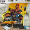 WEST COAST HIP HOP FLEECE BLANKET GIFT FOR FAN
