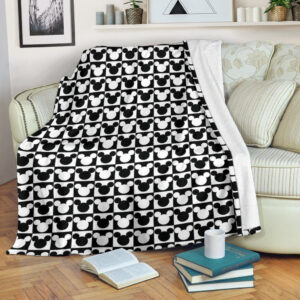 FUNNY MICKEY HAT DISNEY FLEECE BLANKET GIFT FOR FAN