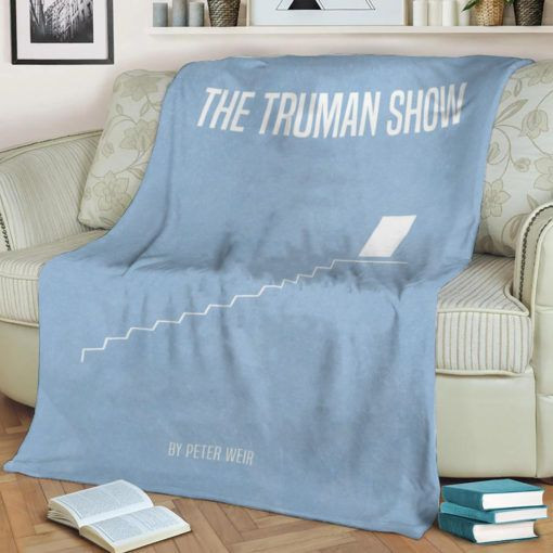 THE TRUMAN SHOW FLEECE BLANKET GIFT FOR FAN THE TRUMAN SHOW FLEECE BLANKET GIFT FOR FAN