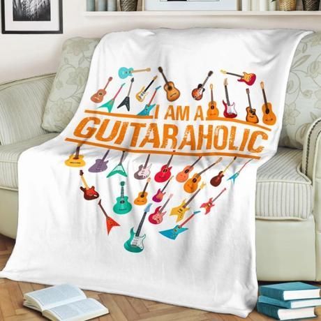 I’M A GUITAR AHOLIC DESIGN FOR MUSIC LOVERS BEST SELLER FLEECE BLANKET GIFT FOR FAN I’M A GUITAR AHOLIC DESIGN FOR MUSIC LOVERS BEST SELLER FLEECE BLANKET GIFT FOR FAN