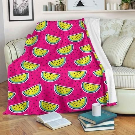PURPLE FANCY WATERMELON BESTSELLER FLEECE BLANKET GIFT FOR FAN PURPLE FANCY WATERMELON BESTSELLER FLEECE BLANKET GIFT FOR FAN
