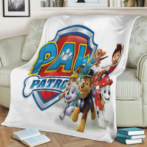 PAW PATROL SQUAD 1 FLEECE BLANKET GIFT FOR FAN PAW PATROL SQUAD 1 FLEECE BLANKET GIFT FOR FAN