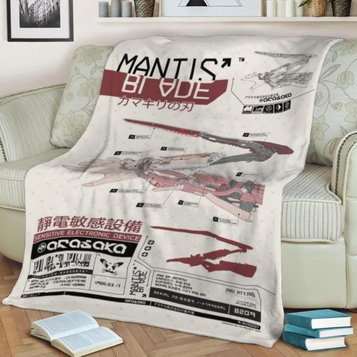 MANTIS BLADE FLEECE BLANKET GIFT FOR FAN MANTIS BLADE FLEECE BLANKET GIFT FOR FAN