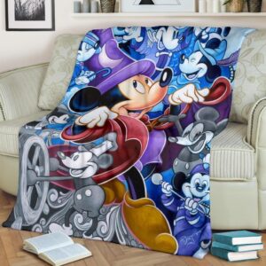 WIZARD MICKEY BEST SELLER FLEECE BLANKET GIFT FOR FAN