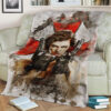 RESIDENT EVIL MOVIE FLEECE BLANKET GIFT FOR FAN