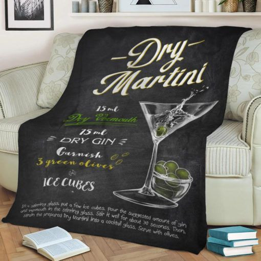 DRY MARTINI BEST SELLER FLEECE BLANKET GIFT FOR FAN DRY MARTINI BEST SELLER FLEECE BLANKET GIFT FOR FAN