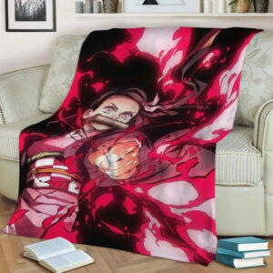 DEMON SLAYER FLEECE BLANKET GIFT FOR FAN