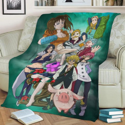 SEVEN DEADLY SINS ANIME BEST SELLER FLEECE BLANKET GIFT FOR FAN SEVEN DEADLY SINS ANIME BEST SELLER FLEECE BLANKET GIFT FOR FAN