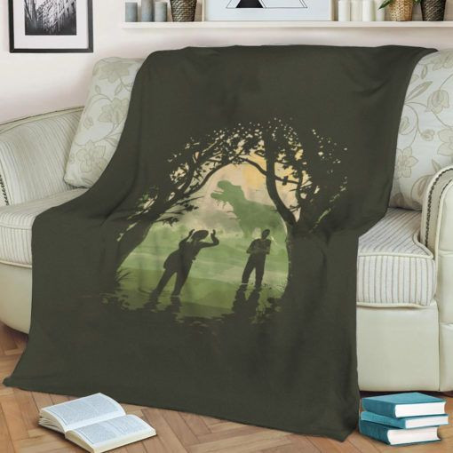 ELLIES DINOSAUR FLEECE BLANKET GIFT FOR FAN ELLIES DINOSAUR FLEECE BLANKET GIFT FOR FAN
