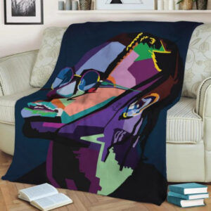 TRAVIS SCOTT FLEECE BLANKET GIFT FOR FAN