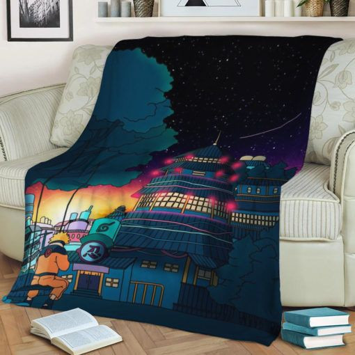 NARUTO FLEECE BLANKET GIFT FOR FAN NARUTO FLEECE BLANKET GIFT FOR FAN