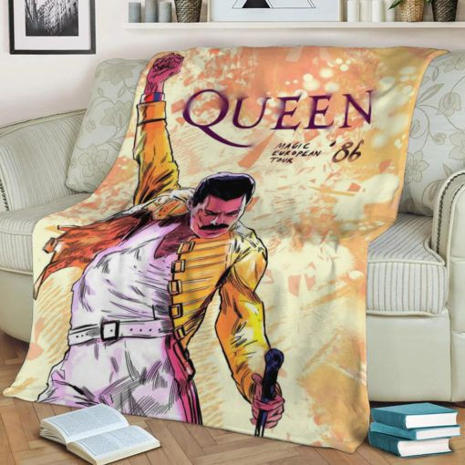 QUEEN FLEECE BLANKET GIFT FOR FAN QUEEN FLEECE BLANKET GIFT FOR FAN
