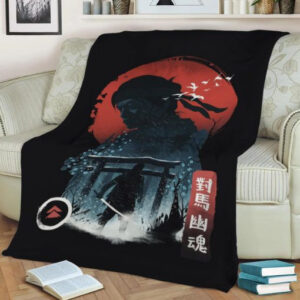 SAMURAI WARRIOR ANIME JAPAN BEST SELLER FLEECE BLANKET GIFT FOR FAN