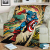 CAPTAIN AMERICA BEST SELLER FLEECE BLANKET GIFT FOR FAN
