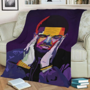 DRAKE RAPPER FLEECE BLANKET GIFT FOR FAN