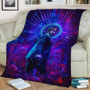 JOHN WICK FLEECE BLANKET GIFT FOR FAN