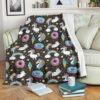 GIRLY UNICORN DONUT BESTSELLER FLEECE BLANKET GIFT FOR FAN