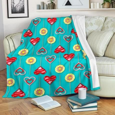 LOLLIPOP BESTSELLER FLEECE BLANKET GIFT FOR FAN LOLLIPOP BESTSELLER FLEECE BLANKET GIFT FOR FAN