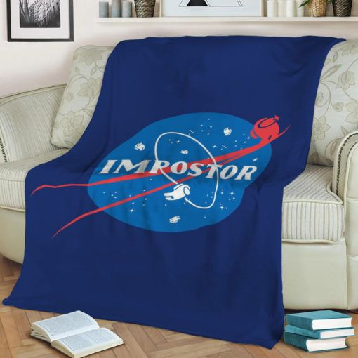SPACE IMPOSTOR FLEECE BLANKET GIFT FOR FAN SPACE IMPOSTOR FLEECE BLANKET GIFT FOR FAN