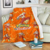 LET’S GO BLAZIKEN POKEMON FLEECE BLANKET GIFT FOR FAN