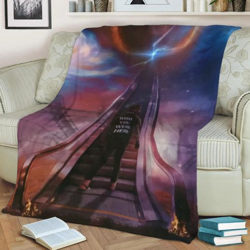 TRAVIS SCOTT ASTROWORLD BEST SELLER FLEECE BLANKET GIFT FOR FAN TRAVIS SCOTT ASTROWORLD BEST SELLER FLEECE BLANKET GIFT FOR FAN