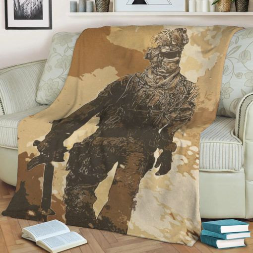 CALL OF DUTY FLEECE BLANKET GIFT FOR FAN CALL OF DUTY FLEECE BLANKET GIFT FOR FAN