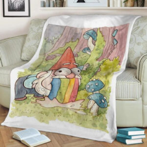 BURPING GNOME ANIME JAPAN BEST SELLER FLEECE BLANKET GIFT FOR FAN