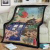 THE TARDIS IN JAPAN BEST SELLER FLEECE BLANKET GIFT FOR FAN