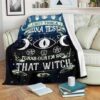 WITCH FLEECE BLANKET GIFT FOR FAN