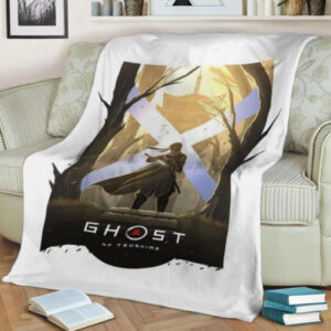 TSUSHIMA ANIME JAPAN BEST SELLER FLEECE BLANKET GIFT FOR FAN