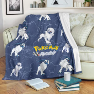 LET’S GO ABSOL POKEMON FLEECE BLANKET GIFT FOR FAN