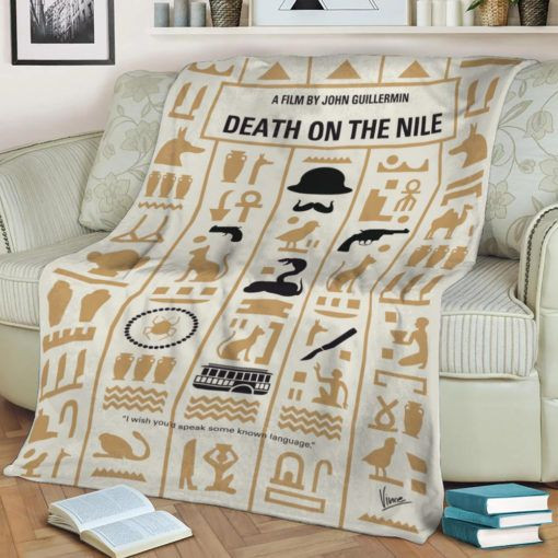 DEATH ON THE NILE FLEECE BLANKET GIFT FOR FAN DEATH ON THE NILE FLEECE BLANKET GIFT FOR FAN