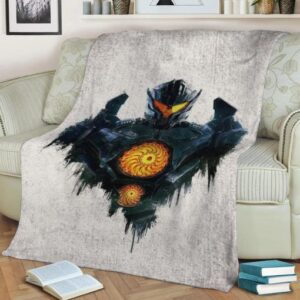 PACIFIC RIM UPRISING FLEECE BLANKET GIFT FOR FAN