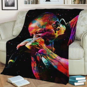 CHESTER BENNINGTON BEST SELLER FLEECE BLANKET GIFT FOR FAN