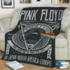 THE DARK SIDE OF THE MOON PINK FLOYD FLEECE BLANKET GIFT FOR FAN